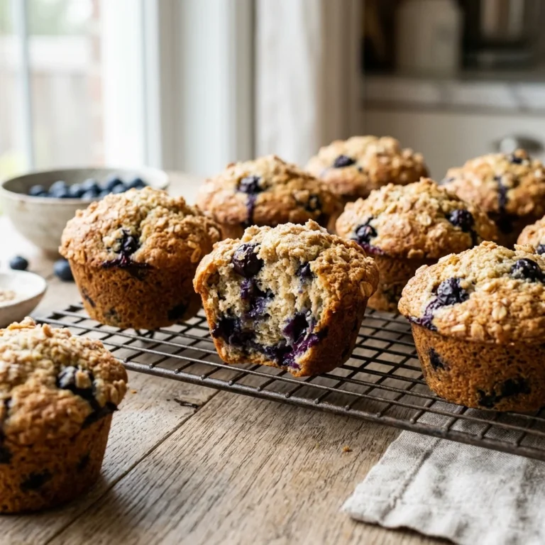Healthy Greek Yogurt Blueberry Muffins