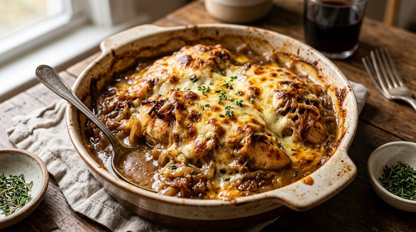 French Onion Chicken Bake 2 hero 10
