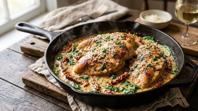 Creamy Tuscan Chicken (Restaurant Quality!)