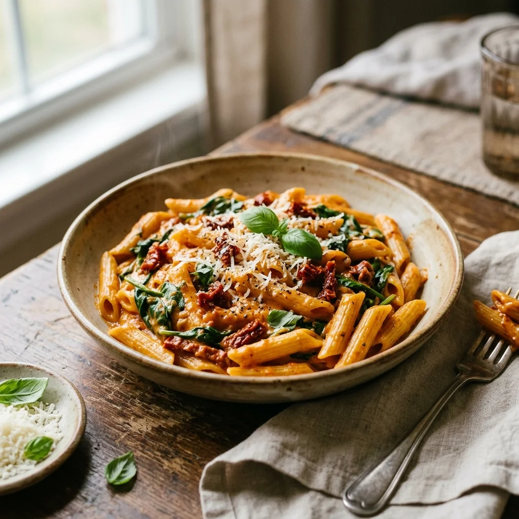 Creamy Sun-Dried Tomato Pasta 3 hero 19