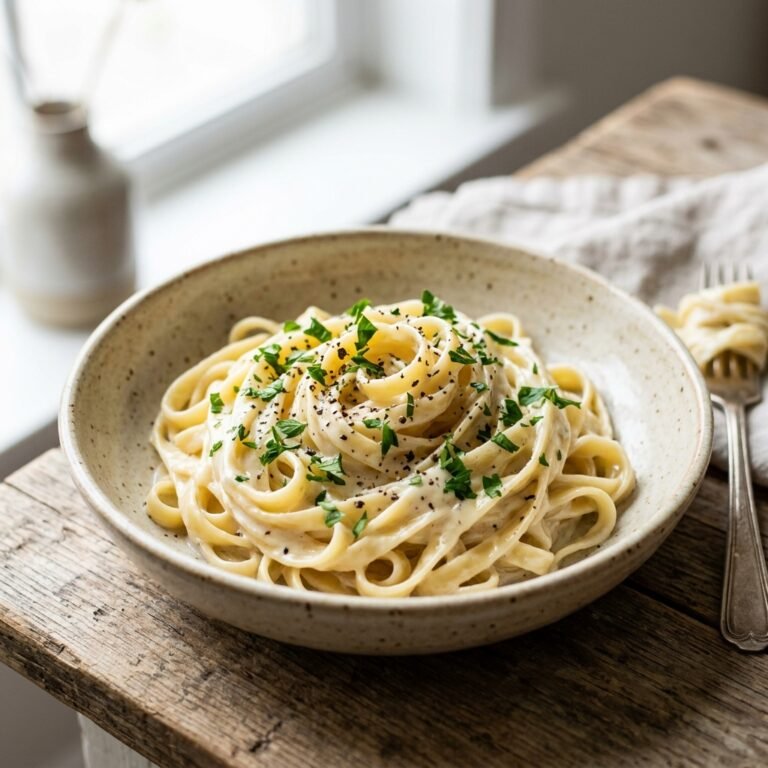 Creamy Garlic Parmesan Pasta