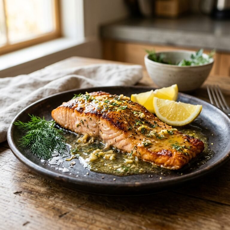 Garlic Butter Baked Salmon