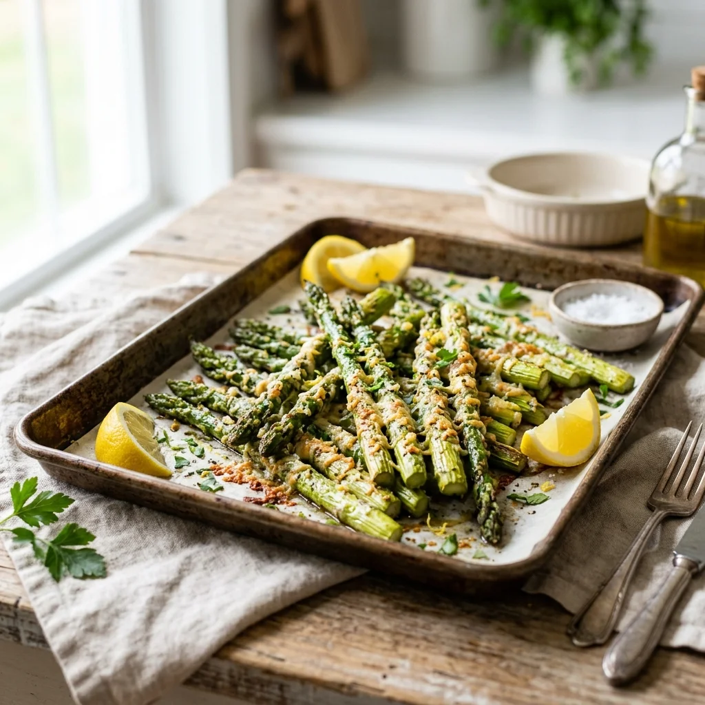 Garlic Parmesan Roasted Asparagus 4 hero 27