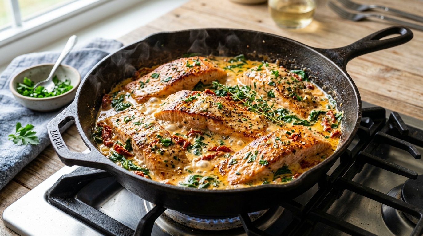 Creamy Tuscan Salmon 2 hero 3