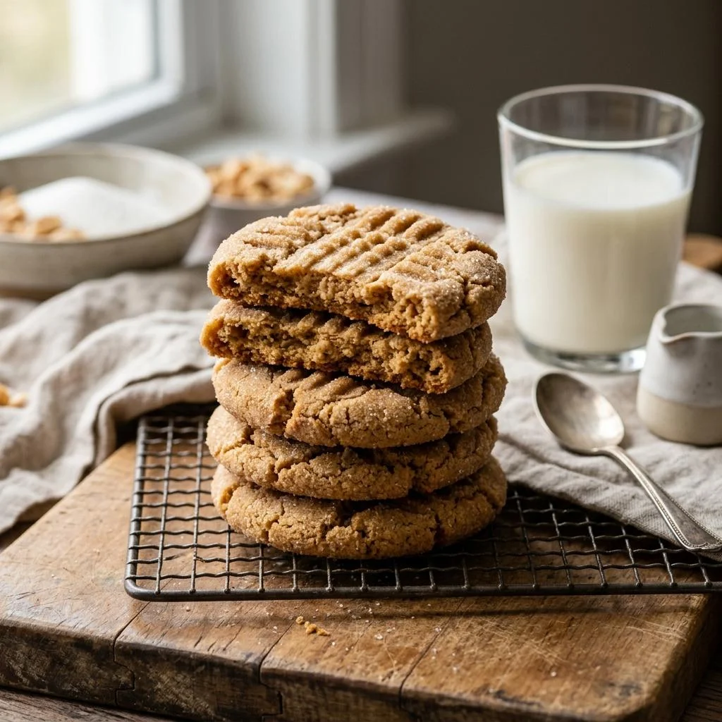 Classic Soft Peanut Butter Cookies 2 Step by step preparation