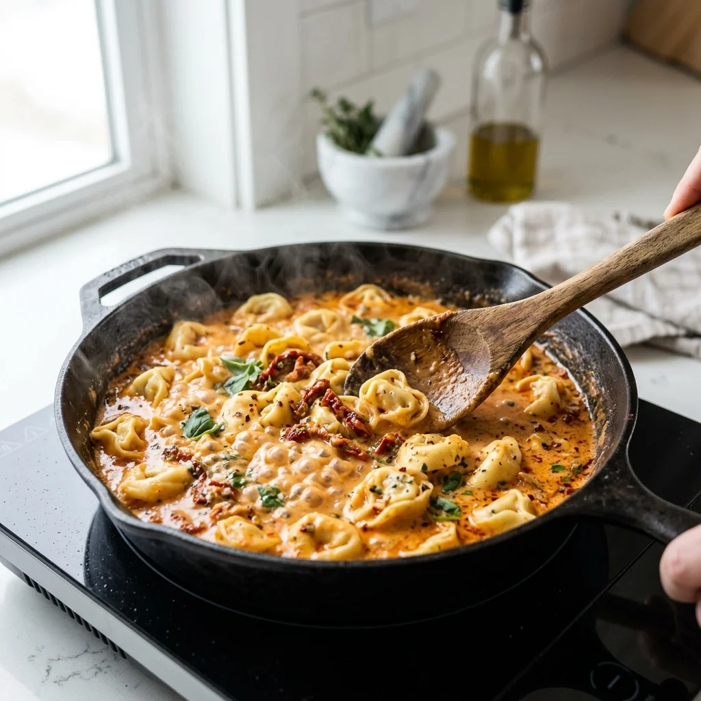 Marry Me Tuscan Chicken Tortellini 2 Step by step preparation