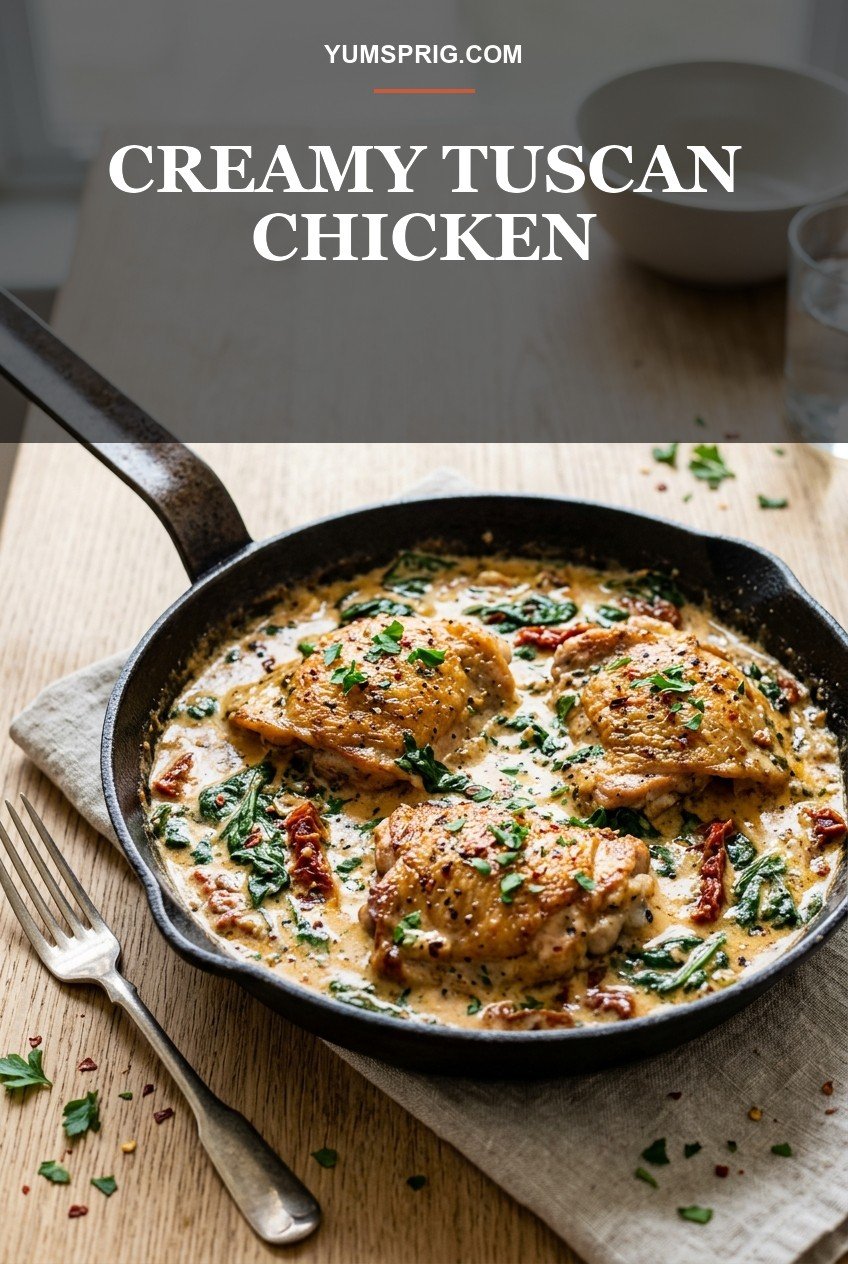 Creamy Tuscan Chicken (Restaurant Quality!) 2 Pin for later