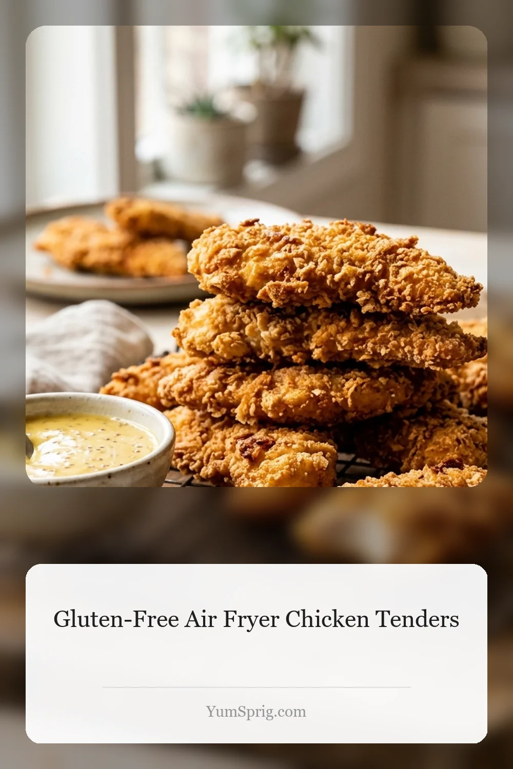 Gluten-Free Air Fryer Chicken Tenders 2 Pin for later