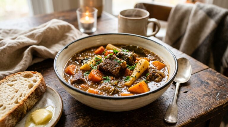 Easy Slow Cooker Beef Stew with Root Vegetables 2 Easy Slow Cooker Beef Stew with Root Vegetables