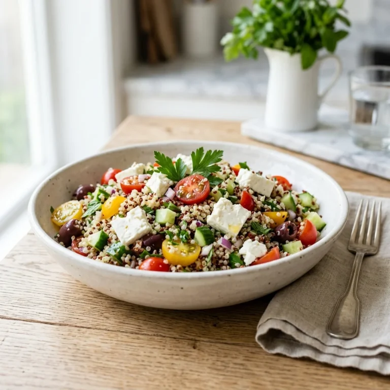 Healthy Mediterranean Quinoa Salad